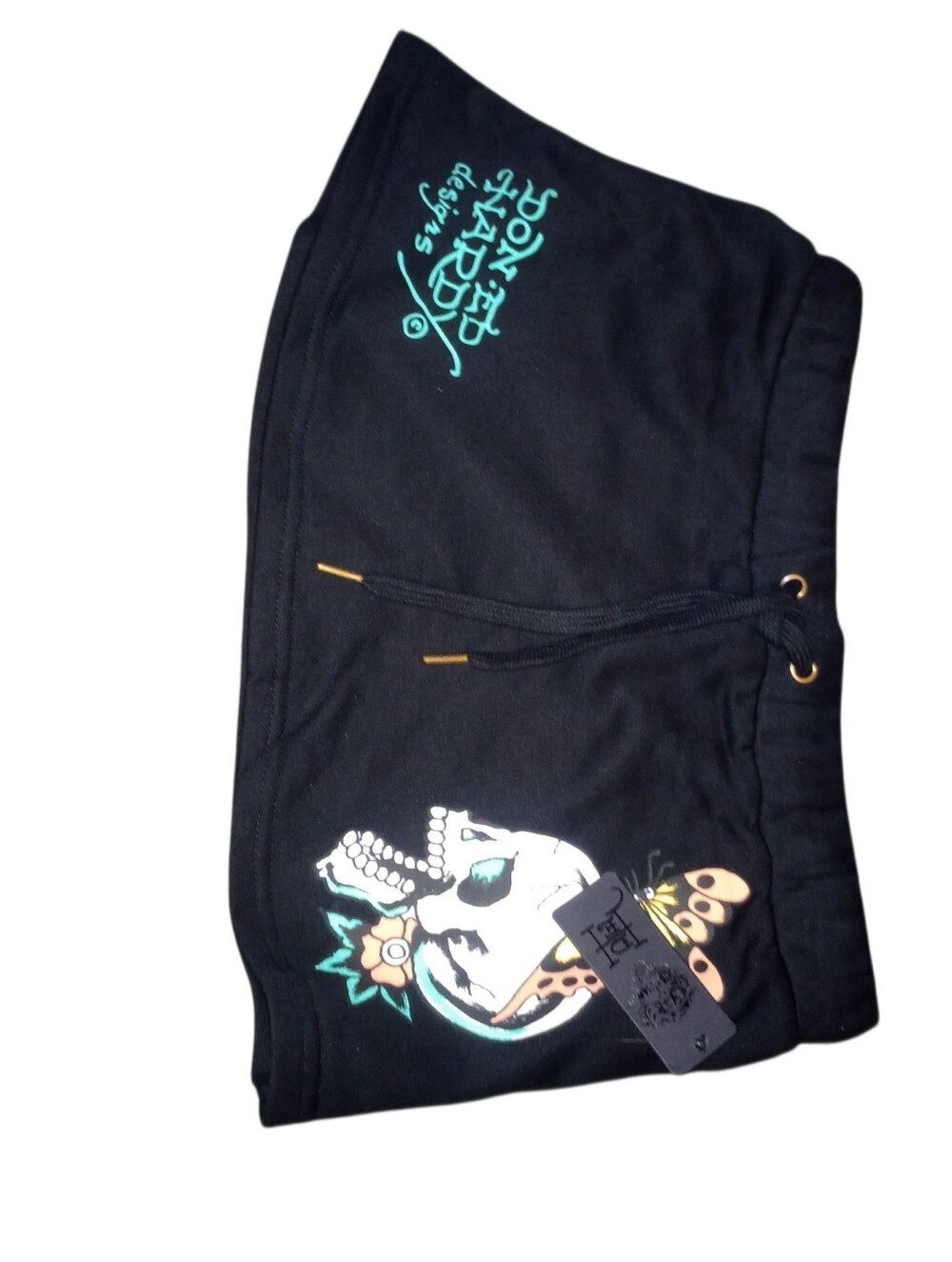 Ed Hardy Black Skull Graphic Women's Skirt, Size M, NWT - Picture 4 of 6